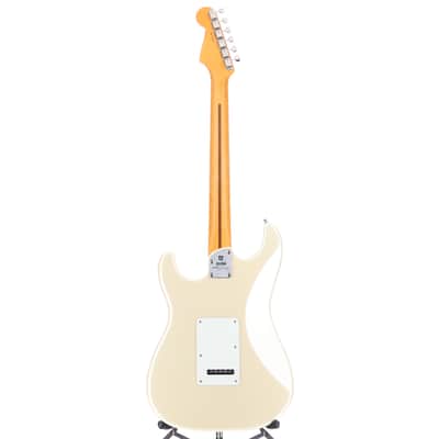 Fender Certified Pre-Owned Lincoln Brewster Stratocaster, Maple Fingerboard, Olympic Pearl (T6) (01256) image 6