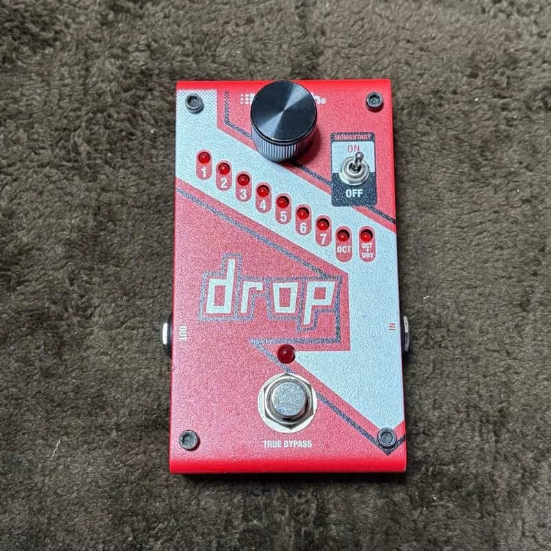 DigiTech Drop Compact Polyphonic Pitch-Shifter 2010s - Red image 1