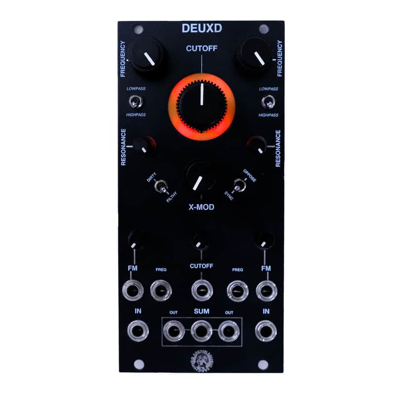 Mehr Music Machines Deuxd Stereo Cross-Mod VCF Eurorack Module image 1