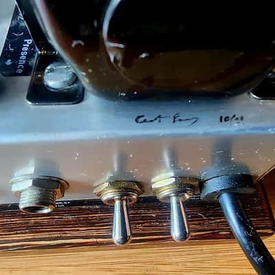 Emery Sound Custom Handwired One-of-a-Kind 4W Tube Amplifier – “Mini 4” The King of Mini Amps + Carl Martin Boost Kick Included + Swart Night Light Jr. image 6