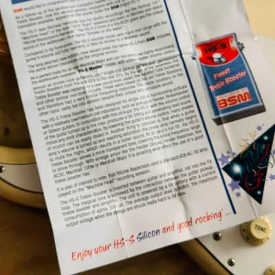BSM HS-S Master Treble Booster – Excellent Condition w/ Box & Paperwork (Ritchie Blackmore) image 4