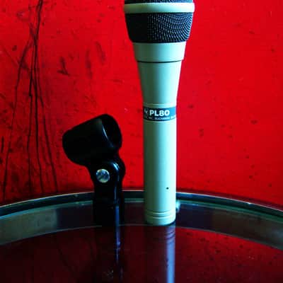 Vintage 1980's Electro-Voice PL80 / PL80C Handheld Supercardioid Dynamic Microphone Low Z w accessories 660 676 image 14