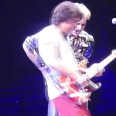 Charvel EVH Art Series Tour 2012 - Van Halen Striped and Stage Played Guitar image 13