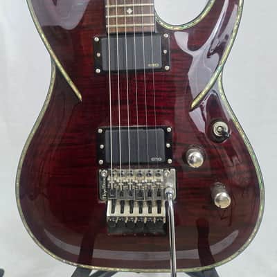 DBZ Barchetta Eminence series Floyd Rose flame Maple top translucent black cherries 7.5 lb 2011 - Translucent black cherry image 6