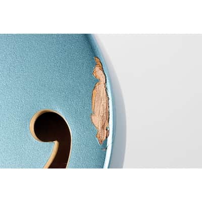 D'Angelico Premier Series Bedford SH Limited-Edition Electric Guitar With Tremolo - Ice Blue Metallic image 4