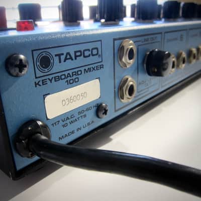 Tapco Keyboard Mixer 100 Preamp Circa-1970s- Blue & Black image 15