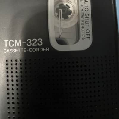 Sony TCM 323 Cassette Recorder 1990s Black image 1