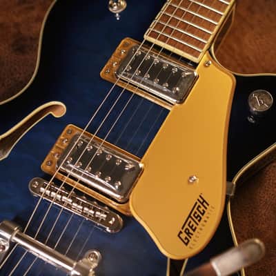 Gretsch G5655T-QM Electromatic Semi-hollow in Blue Smokeburst image 3