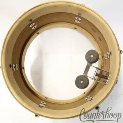 *Slingerland 13x9"40s Radio King Tom Drum Engraved Brass White Marine Pearl WMP* image 8