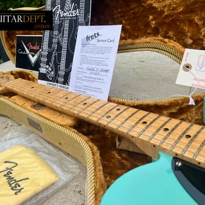 ♚ EXCEPTIONAL ♚ 2006 FENDER Custom Shop '51 NOCASTER 'NOS' ♚ AA BIRDSEYE ♚ SEAFOAM GREEN♚ Telecaster image 8