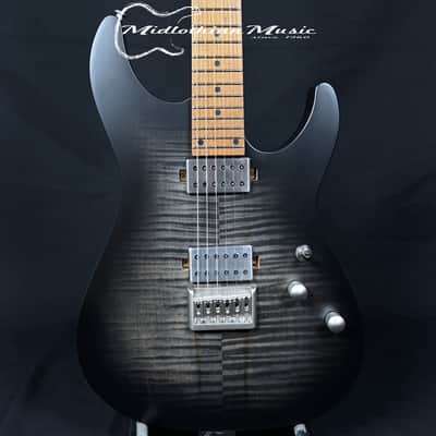 Schecter - C-1 Standard Plus - Transparent Black Burst Satin Finish image 2