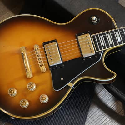 1978 Gibson Les Paul Custom Electric Guitar Tobacco Sunburst + OHSC image 2