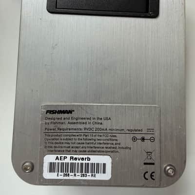 Fishman AFX Reverb Acoustic Effects 2010s - Silver image 3