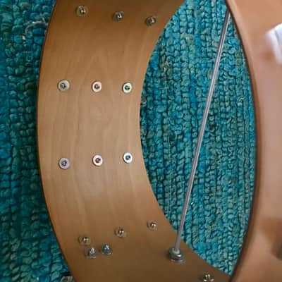 Vintage Yamaha Drums Japan 9000 Pre - Recording Custom Real Wood Parallel Strainer 6.5 x 14 Studio Concert Snare Drum - 1980 image 11