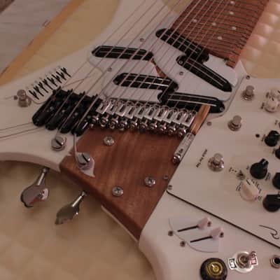Crazyest Guitar 2021 - 15-Strings - 5 Built in Effects - Harp Bass - Pit Guitars image 5