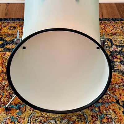 North Drums 14" Floor Tom Drum White Read Details Vintage 70's image 1