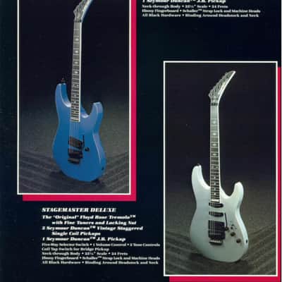 Kramer 1987 Stagemaster Standard - Flip Flop Blue image 16