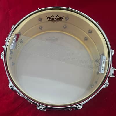 Yamaha Model RRS1465 Recording Custom 14x6.5 Brass Snare Drum - Brass image 7