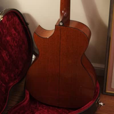 1996 Taylor 512-NG (Nanci Griffith Signature Model - RARE only 100 made) Cherry Sunburst, Florentine image 3