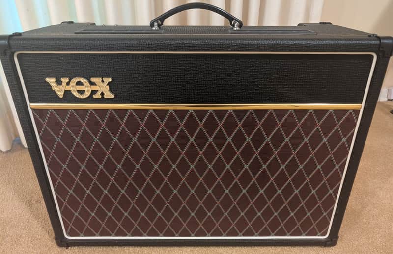 CLEAN !!! Vox AC15C1 Custom 2-Channel 15-Watt 1x12" Guitar Combo 2010 - Present - Black image 1