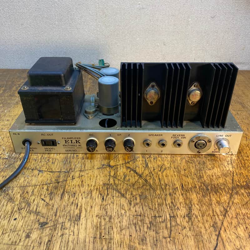 1976 Elk PA-101 with built in spring reverb and send/return- Nice