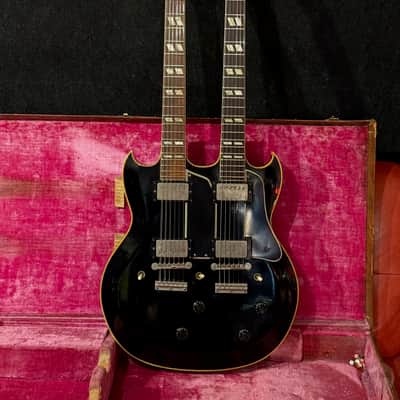 Gibson ESD 1275 -double 12- from 1961 in black finish with original case image 1