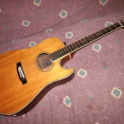 Early 1980's Sigma Martin Japan SE-28 rare model Cutaway Acoustic image 2