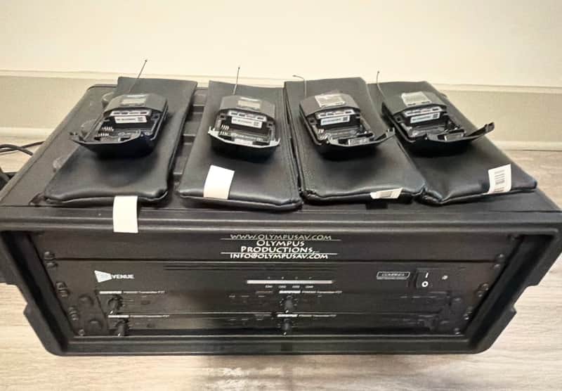 Shure PSM 300 4-Channel Professional IEM Rack System image 1