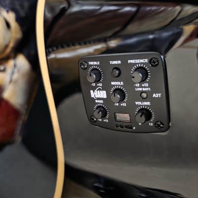 DAVE MUSTAINE's Artist Owned Dean Mako Florentine Acoustic Guitar NAMM, MEGADETH Endgame Album Recorded, Vevo Unplugged Concert Tour Played - Signed image 17