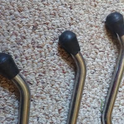 Unknown VINTAGE Thick 1/2" Diamter Floor Tom Legs 17" RARE Set Of 3 image 6