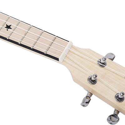 4 String Banjo Ukulele Concert 23 inch Remo Drumhead Maple Body + Truss Rod Gig Bag and Accessories image 3
