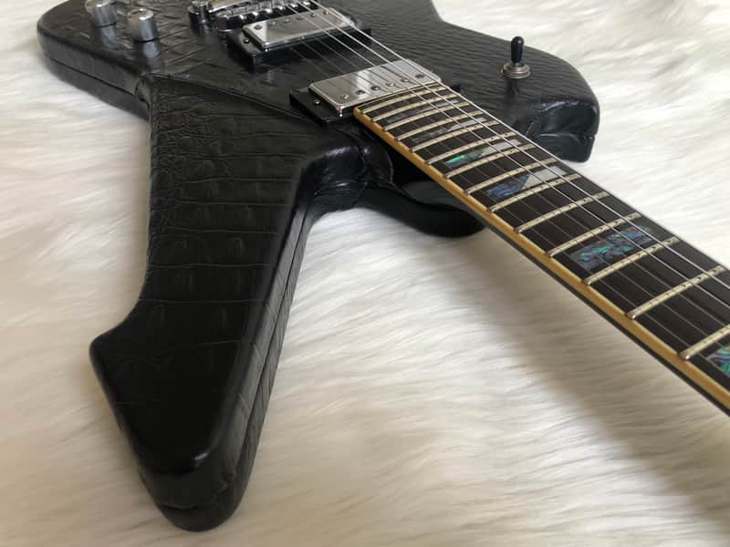 washburn PS1600 謎の。 Washburn PS1600 Paul Stanley Black w/ Leather Finish | Reverb Sweden