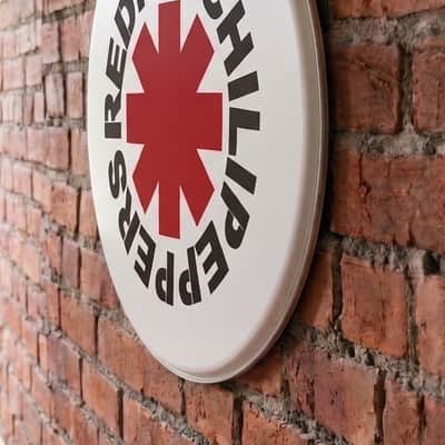 Red Hot Chili Peppers , 22" Custom Tribute Bass Drum Head image 2