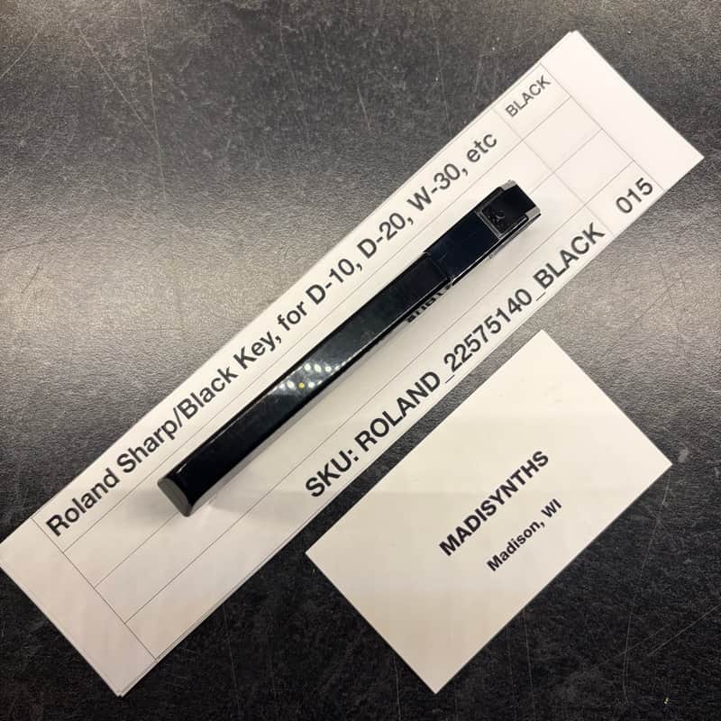 ORIGINAL Roland Replacement SHARP/BLACK Key, Unweighted (22575140) for Juno-1, D-10/20, HS-10, W-30, etc image 1