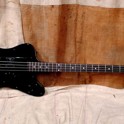 Greco Thunderbird Bass 1989 Black T Bird Bass Guitar image 2