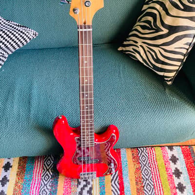 Maison Precision Bass 4-String – Candy Apple Red – Excellent Condition + Gig Bag image 1