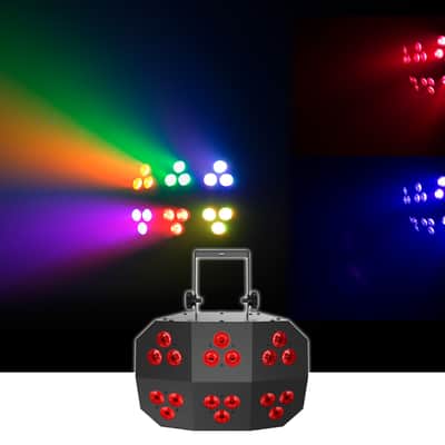 Chauvet DJ Wash FX 2 DMX RGB+UV Eye Candy Effect Dance Floor Party Wash Light image 1
