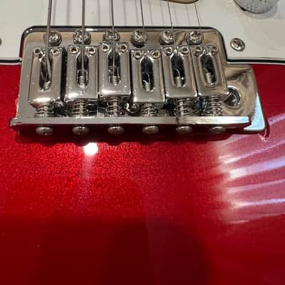 Buzz Feiten Supernova Electric Guitar - Red Excellent Condition image 20