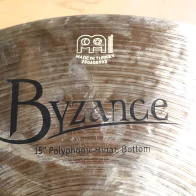 Meinl Byzance 15" Polyphonic Hi Hat Cymbals Brilliant image 6