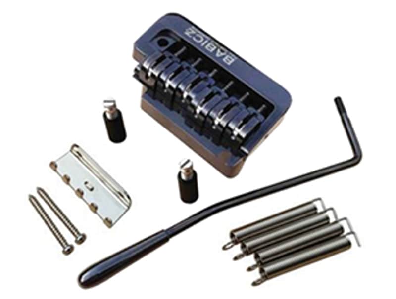 Babicz ORIGINAL SERIES FCH 2PT TREMOLO BRIDGE, 6 String, black image 1