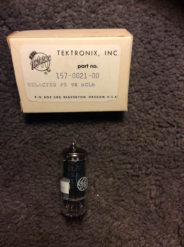 G.E. 6CL6 Vacuum Tubes image 1