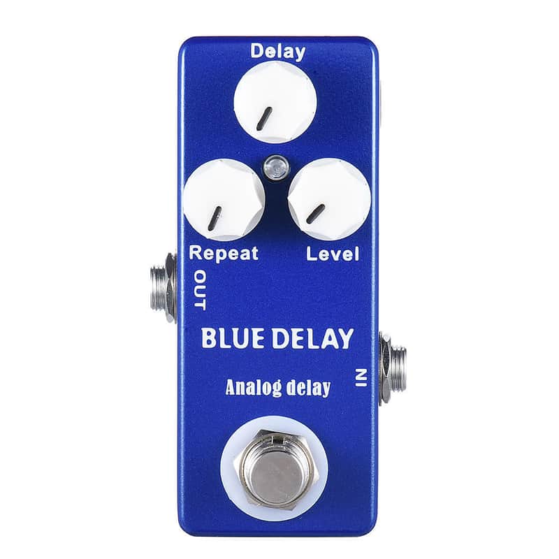 Mosky Audio Blue Delay Mini Analog Delay 450ms Guitar Effect Pedal True Bypass image 1