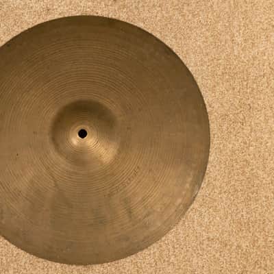 1960s Zildjian A 15" Hi Hat Cymbal 1220g image 1
