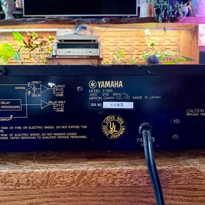 Yamaha Analog Delay E1005 Early 80's - Black Bild 3