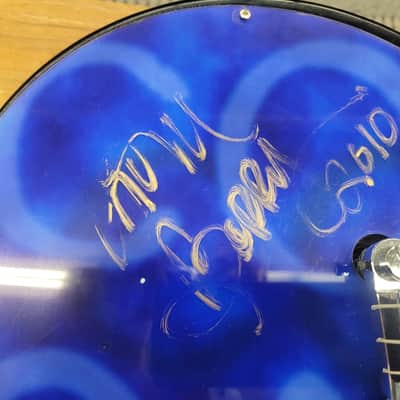 Epiphone Les Paul Junior Cold Case Season 4 Edition Signed By Chuck Berry 2006 Blue image 5
