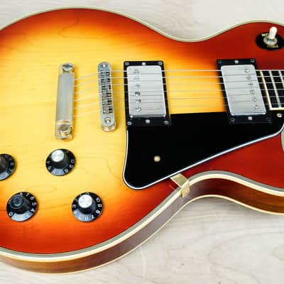 Greco EG-1000 MIJ 1977 Red Sunburst Maxon U-3000 Pickups Vintage Made in Japan LPC w/ Hard Case image 5