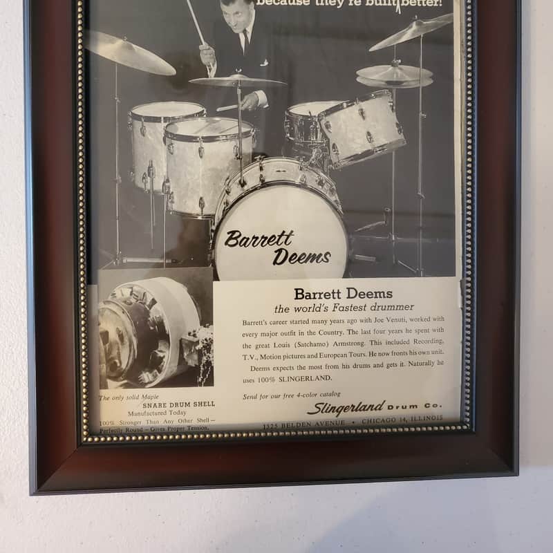 1958 Slingerland Barrett Deems Bw