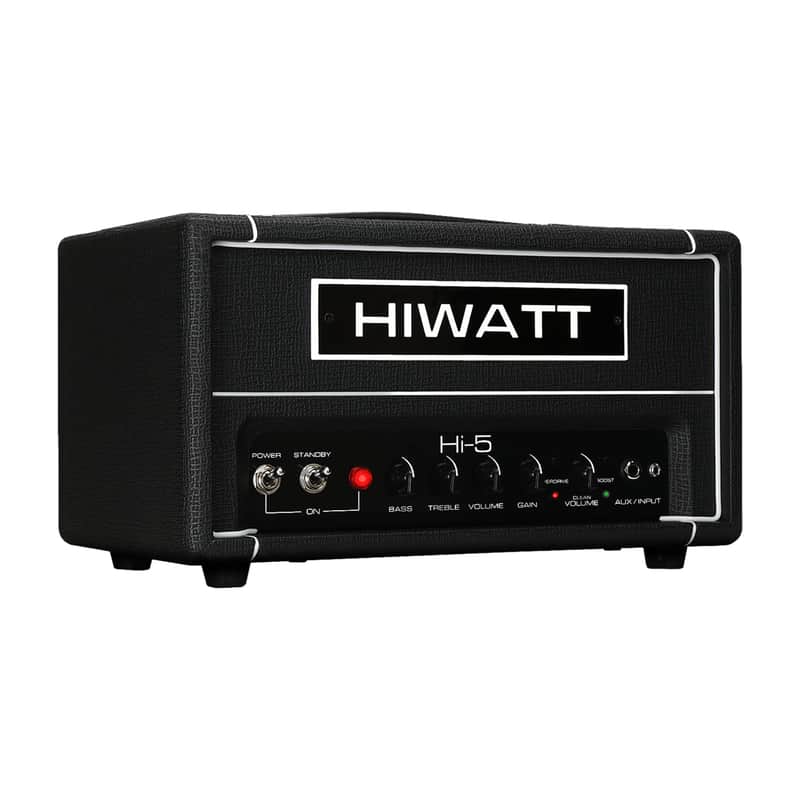 Hiwatt T-Series Hi-5 5-Watt Tube Guitar Amplifier Head - Black image 1