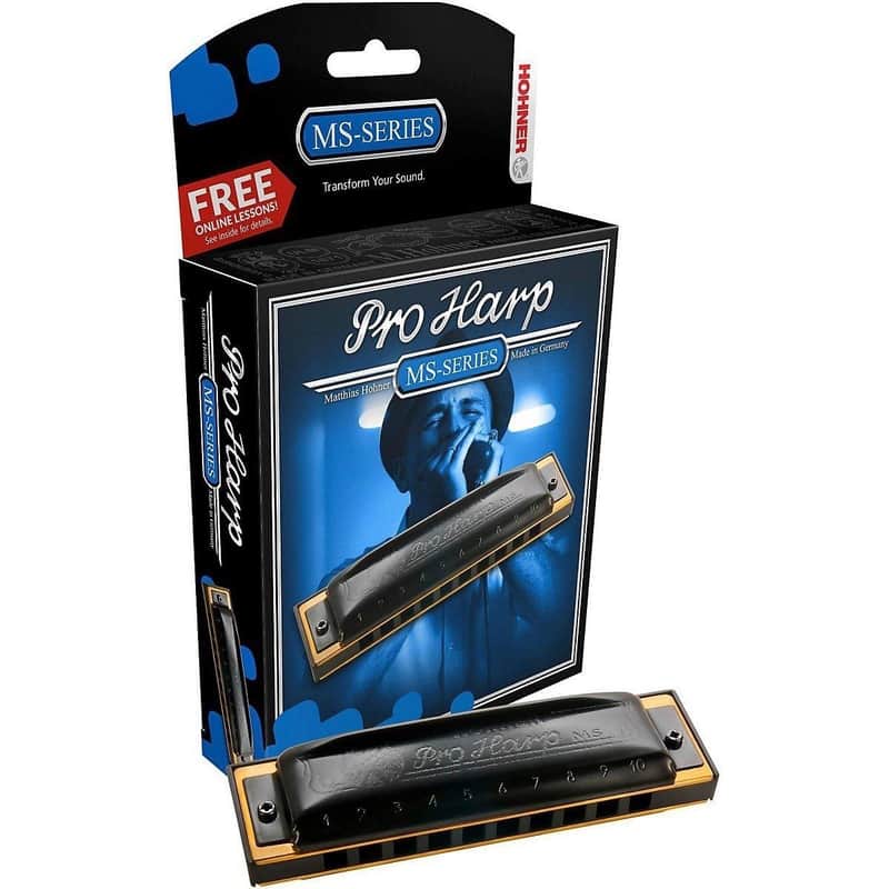 Hohner 562BX-E MS Series Modular Pro Harp Harmonica - Key of E image 1
