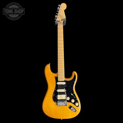 Used 2005 Fender American Deluxe HSS Mini Floyd Amber w/bag TSU22810 image 2